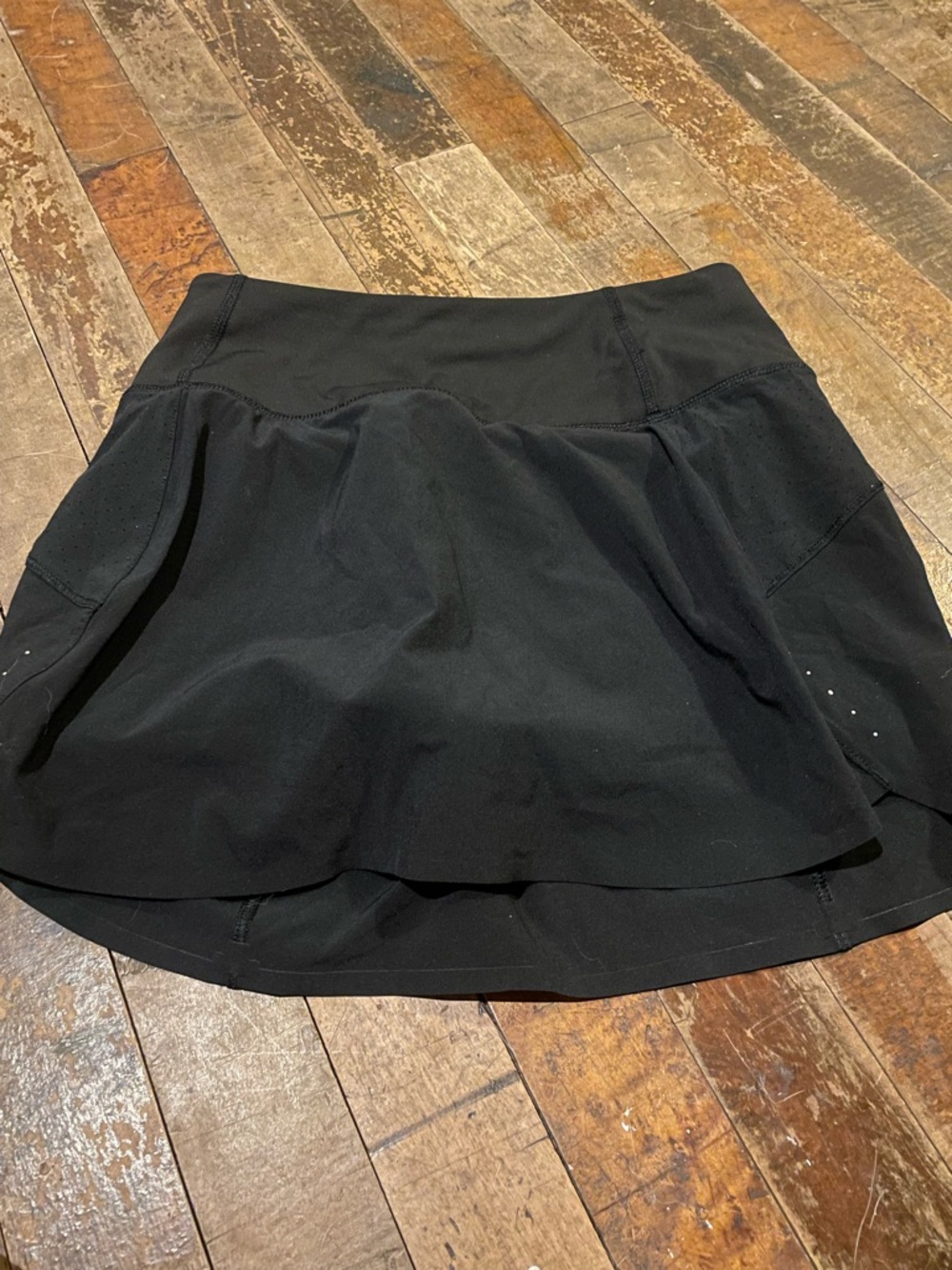 Athleta Black Active Skort with Flared Circle Hem